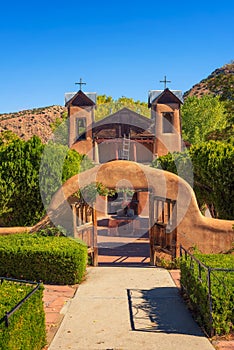 El Santuario De Chimayo historic Church in New Mexico