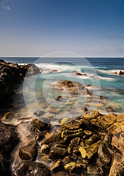 El Sauzal volcanic coastline, Tenerife, Canary islands, Spain