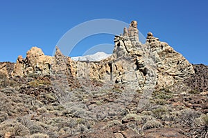 El Teide volcano and the Roques de Garcia, Tenerife, Canary Islands