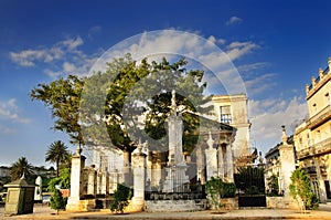 El Templete in old havana photo