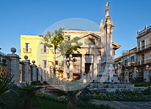 El Templete in Old Havana, a colonial monument in Old havana