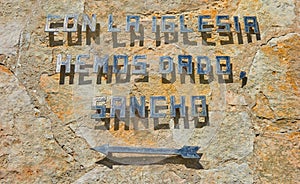 El Toboso sentence of Don Quijote novel