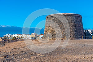 El Toston castle at El Cotillo village at Fuerteventura, Canary islands, Spain