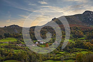 El Tozu village, Redes Natural park and Biosphere Reserve, Asturias, Spain photo