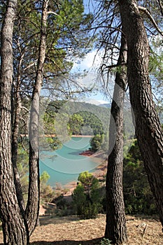 El Tranco dam,Cazorla nature reserve,Jaen,Spai photo