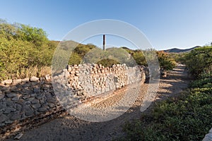 Ladrillo fumar pila camino transatlántico piedra los muros México 