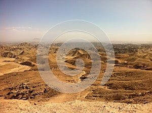 Moonvalley, part of the Namib desert, in Namibia photo