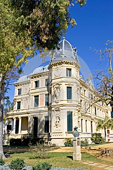 Elaborate building of Jerez riding school in spain photo