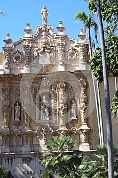 Elaborate Churrigueresque ornamentation