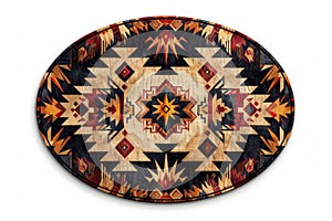 an elaborate Navajo embroidery design, encapsulating the rich heritage of Native American art