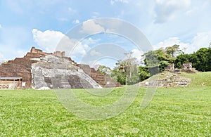 The elaborate ruins of Comalcalco in Tabasco, Mexico, is the western-most Mayan city and the only ever built of brick