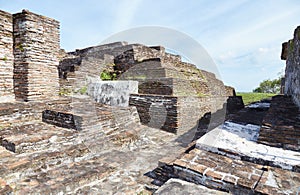 The elaborate ruins of Comalcalco in Tabasco, Mexico, is the western-most Mayan city and the only ever built of brick