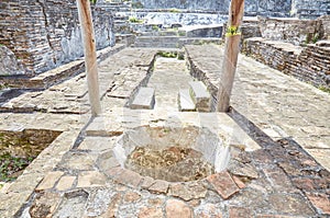 The elaborate ruins of Comalcalco in Tabasco, Mexico, is the western-most Mayan city and the only ever built of brick