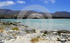 Elafonissos beach in Greece