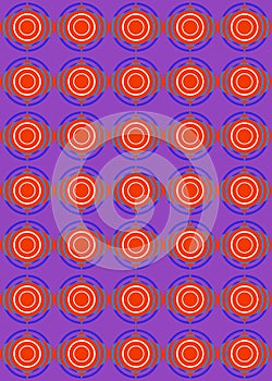 Elagance mix object pattern with color backgound