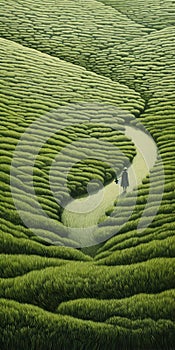 Elaine Wu Landscape Painting: Surreal Figurative Artwork Inspired By China photo