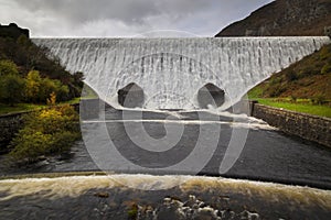 The Elan Valley dam