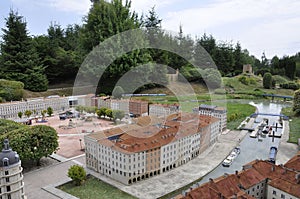 Elancourt F,July 16th: Place Bellecour a Lyon in the the Miniature Reproduction of Monuments Park from France