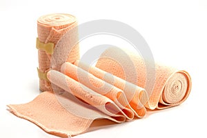 Elastic bandage isolate on white background