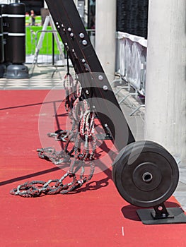 Elastic Cords Outdoor at Gym for Cross-fit Fitness Workout