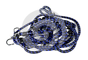 Elastic rope in white background