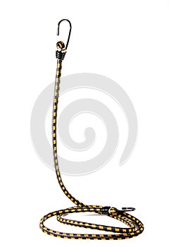 Elastic rope in white background