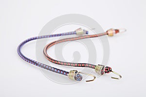 Elastic straps with hooks