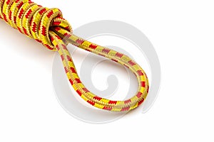 Elastic straps rope with metal hooks.