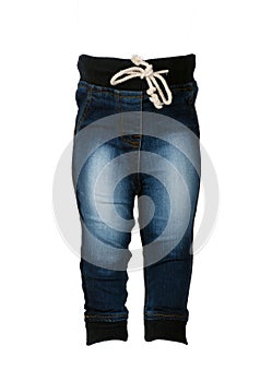 Elastic Waist Belt Tie Cloth with jeans pant