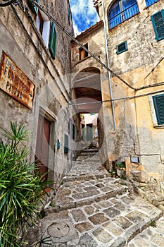 Elba Island - old town in Marciana