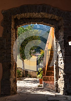 Elba Island, old village of Marciana, Italy, Tuscany.