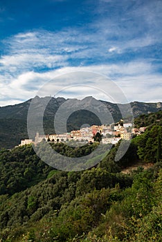 Elba Island, old village of Marciana Marina, Italy, Tuscany.