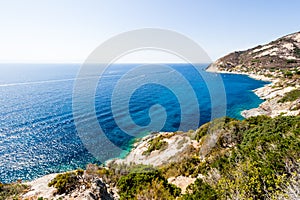 Elba island sea near Chiessi