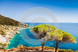 Elba island sea near Pomonte