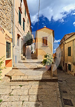 Elba Island - street in Marciana