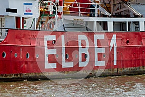 Elbe 1 fire ship