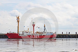 Elbe 1 fire ship