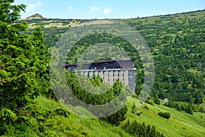 Elbe shed in the Giant Mountains Krkonose - Czech republic