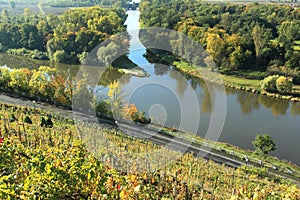 Elbe and Vltava confluence photo