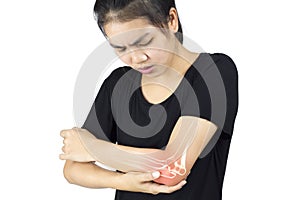 Elbow bones injury