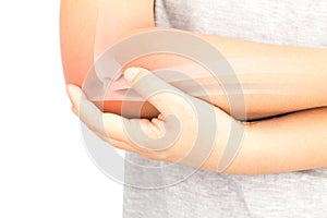 Elbow bones injury
