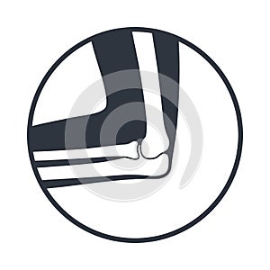 Elbow joint icon photo
