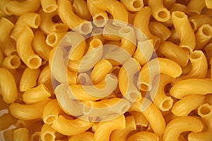 Elbow macaroni background texture