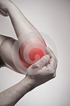Elbow pain photo