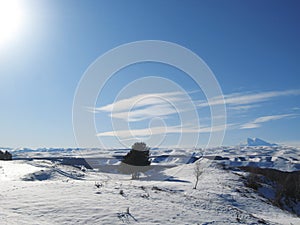 Elbrus mountain is highest peak of Europe