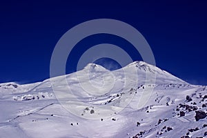 Elbrus mountain peaks