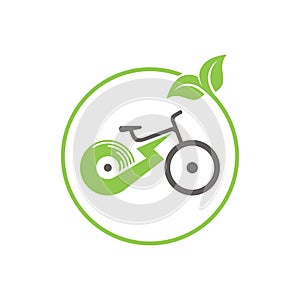 Elctronic bike icon