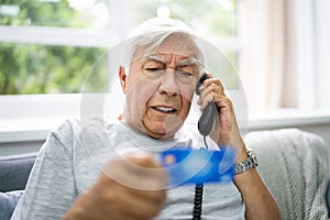 Elder Scam Call And Senior Pension Fraud