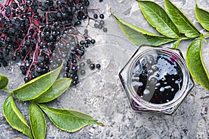 Elderberry autumn jam