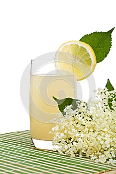 Elderberry flower flavored refreshing juice